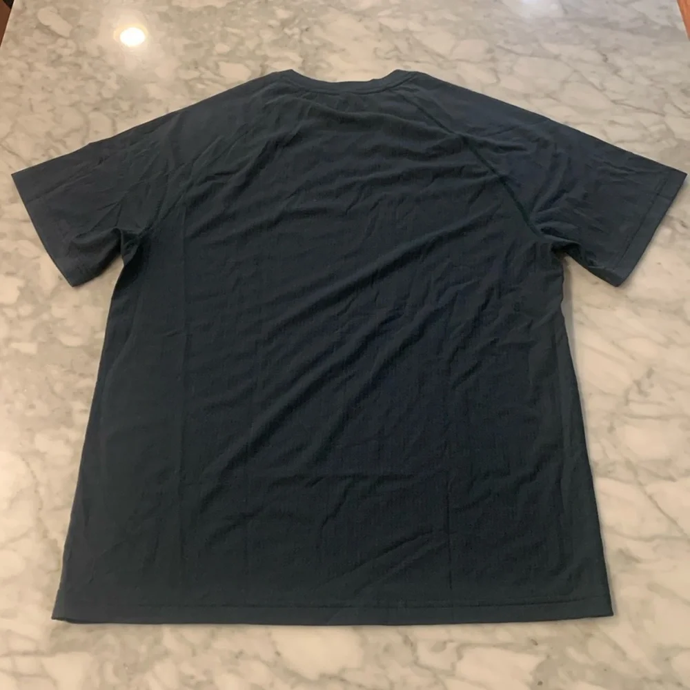 Outdoor voices think fast mesh running shirt, hunter green, size small